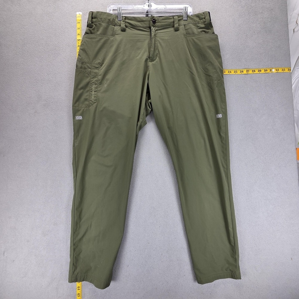 Truewerk Pants Mens 2XL Green Cloud Cargo Stretch Workwear Reflective